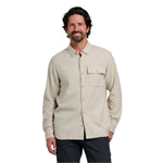 Free Fly Apparel 01. MENS APPAREL - MENS LS SHIRTS - MENS LS BUTTON UP Men's Seawool Flannel Shirt SANDSTONE