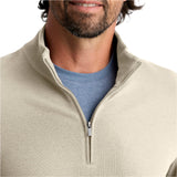 Free Fly Apparel 01. MENS APPAREL - MENS LS SHIRTS - MENS LS CASUAL Men's Waffle Quarter Zip SANDSTONE