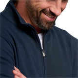 Free Fly Apparel 01. MENS APPAREL - MENS LS SHIRTS - MENS LS CASUAL Men's Waffle Quarter Zip DEEP NAVY