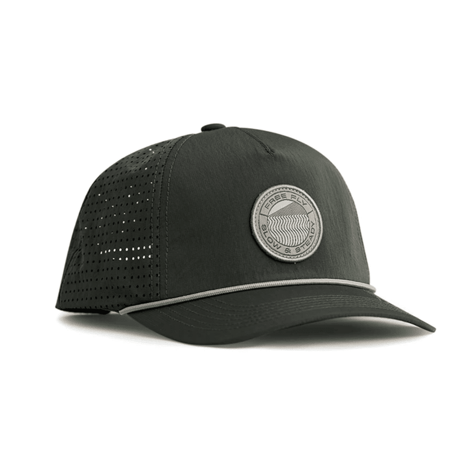 Free Fly Apparel 11. HATS - HATS BILLED - HATS BILLED Slow and Steady Performance Hat DARK GREY OS