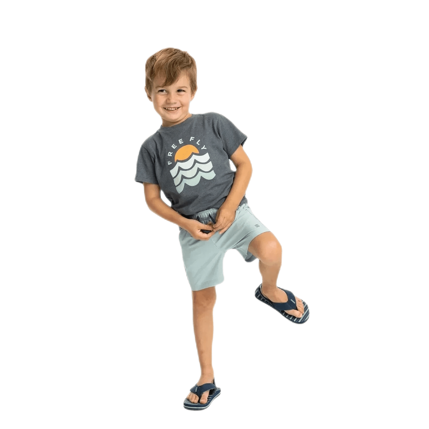 Free Fly Apparel 03. KIDS|BABY - BABY - BABY BOTTOMS Toddler Breeze Short SEA GLASS