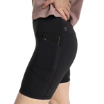 Free Fly Apparel 02. WOMENS APPAREL - WOMENS SHORTS - WOMENS SHORTS ACTIVE Women's All Day 6" Pocket Short BLACK