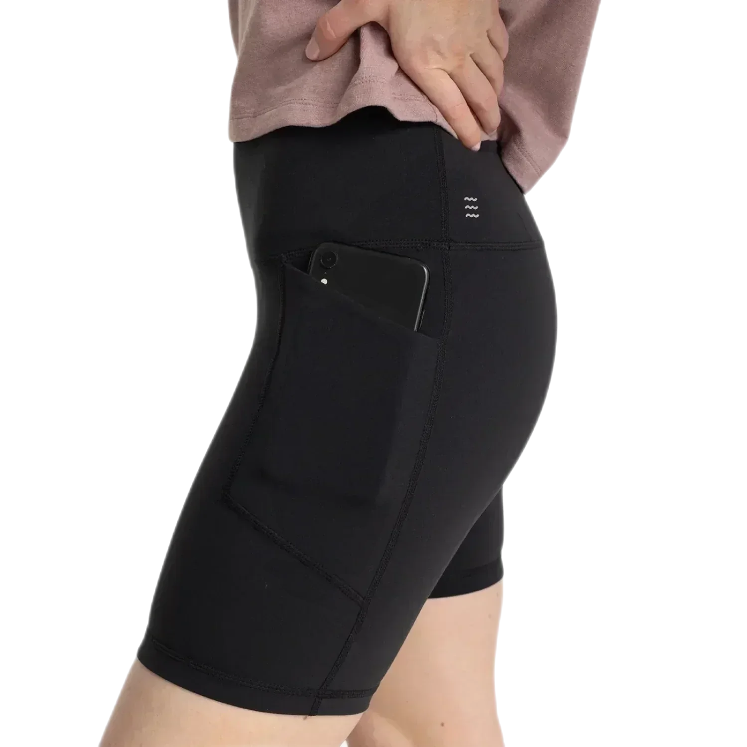 Free Fly Apparel 02. WOMENS APPAREL - WOMENS SHORTS - WOMENS SHORTS ACTIVE Women's All Day 6" Pocket Short BLACK