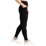 Free Fly Apparel 02. WOMENS APPAREL - WOMENS PANTS - WOMENS PANTS LEGGINGS Women's All Day 7/8 Pocket Legging BLACK