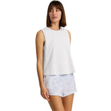 Free Fly Apparel 02. WOMENS APPAREL - WOMENS SS SHIRTS - WOMENS TANK CASUAL Women's Bamboo Current Tank WHITE