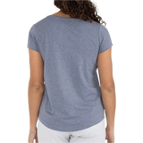 Free Fly Apparel 02. WOMENS APPAREL - WOMENS SS SHIRTS - WOMENS SS CASUAL Women's Bamboo Current Tee STONEWASH