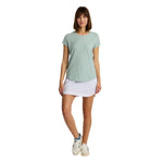 Free Fly Apparel 02. WOMENS APPAREL - WOMENS SS SHIRTS - WOMENS SS CASUAL Women's Bamboo Current Tee OCEAN MIST