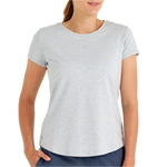 Free Fly Apparel 02. WOMENS APPAREL - WOMENS SS SHIRTS - WOMENS SS CASUAL Women's Bamboo Current Tee BAY BLUE