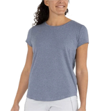 Free Fly Apparel 02. WOMENS APPAREL - WOMENS SS SHIRTS - WOMENS SS CASUAL Women's Bamboo Current Tee STONEWASH