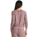 Free Fly Apparel 02. WOMENS APPAREL - WOMENS HOODIES|SWEATERS - WOMENS PO SWEATERS Women's Bamboo Lightweight Fleece Crew CANYON