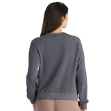 Free Fly Apparel 02. WOMENS APPAREL - WOMENS HOODIES|SWEATERS - WOMENS PO SWEATERS Women's Bamboo Lightweight Fleece Crew STORM CLOUD