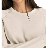 Free Fly Apparel 02. WOMENS APPAREL - WOMENS HOODIES|SWEATERS - WOMENS PO SWEATERS Women's Bamboo Lightweight Fleece Crew STONE