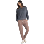 Free Fly Apparel 02. WOMENS APPAREL - WOMENS HOODIES|SWEATERS - WOMENS PO SWEATERS Women's Bamboo Lightweight Fleece Crew STORM CLOUD