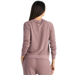 Free Fly Apparel 02. WOMENS APPAREL - WOMENS HOODIES|SWEATERS - WOMENS PO SWEATERS Women's Bamboo Lightweight Fleece Crew CANYON