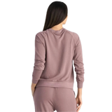 Free Fly Apparel 02. WOMENS APPAREL - WOMENS HOODIES|SWEATERS - WOMENS PO SWEATERS Women's Bamboo Lightweight Fleece Crew CANYON