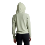 Free Fly Apparel 02. WOMENS APPAREL - WOMENS HOODIES|SWEATERS - WOMENS PO HOODY Women's Bamboo Lightweight Fleece Cropped Hoodie DESERT SAGE