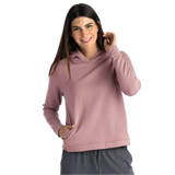 Free Fly Apparel 02. WOMENS APPAREL - WOMENS HOODIES|SWEATERS - WOMENS PO HOODY Women's Bamboo Lightweight Fleece Cropped Hoody CANYON