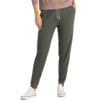 Free Fly Apparel 02. WOMENS APPAREL - WOMENS PANTS - WOMENS PANTS ACTIVE Women's Bamboo Lightweight Fleece Jogger FATIGUE