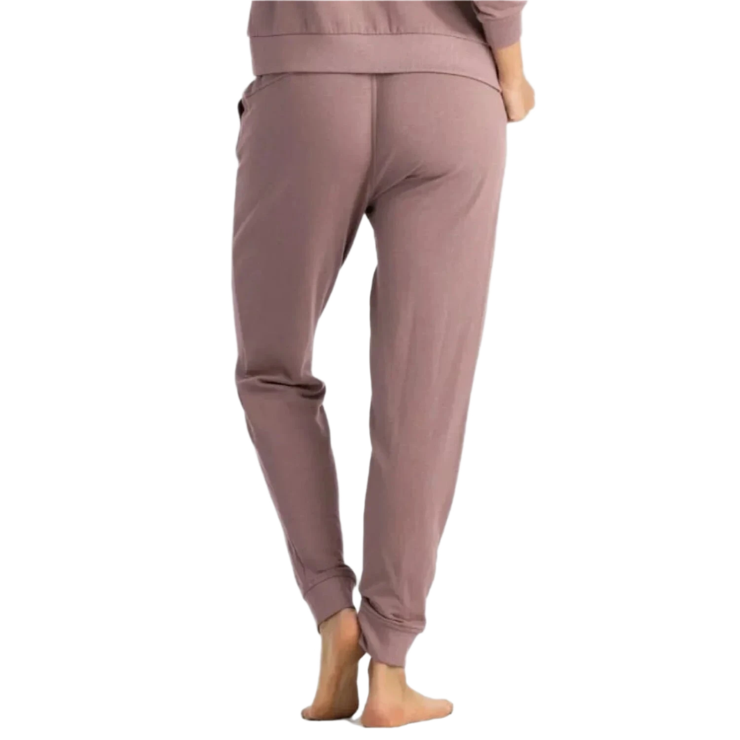 Free Fly Apparel 02. WOMENS APPAREL - WOMENS PANTS - WOMENS PANTS ACTIVE Women's Bamboo Lightweight Fleece Jogger CANYON