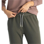 Free Fly Apparel 02. WOMENS APPAREL - WOMENS PANTS - WOMENS PANTS ACTIVE Women's Bamboo Lightweight Fleece Jogger FATIGUE