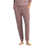 Free Fly Apparel 02. WOMENS APPAREL - WOMENS PANTS - WOMENS PANTS ACTIVE Women's Bamboo Lightweight Fleece Jogger CANYON