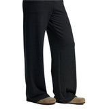 Free Fly Apparel 02. WOMENS APPAREL - WOMENS PANTS - WOMENS PANTS CASUAL Women's Bamboo Lightweight Fleece Wide Leg Pant HEATHER BLACK
