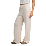 Free Fly Apparel 02. WOMENS APPAREL - WOMENS PANTS - WOMENS PANTS CASUAL Women's Bamboo Lightweight Fleece Wide Leg Pant STONE