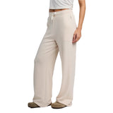 Free Fly Apparel 02. WOMENS APPAREL - WOMENS PANTS - WOMENS PANTS CASUAL Women's Bamboo Lightweight Fleece Wide Leg Pant STONE