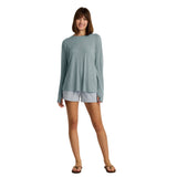Free Fly Apparel 02. WOMENS APPAREL - WOMENS LS SHIRTS - WOMENS LS CASUAL Women's Bamboo Lightweight Long Sleeve II SLATE
