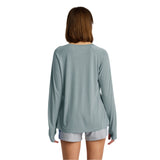 Free Fly Apparel 02. WOMENS APPAREL - WOMENS LS SHIRTS - WOMENS LS CASUAL Women's Bamboo Lightweight Long Sleeve II SLATE