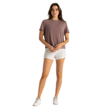 Free Fly Apparel 02. WOMENS APPAREL - WOMENS SHORTS - WOMENS SHORTS ACTIVE Women's Bamboo-Lined Active Breeze Short - 3" SEA SALT