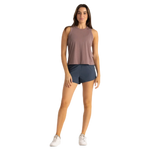 Free Fly Apparel 02. WOMENS APPAREL - WOMENS SHORTS - WOMENS SHORTS ACTIVE Women's Bamboo-Lined Active Breeze Short - 3" BLUE DUSK II