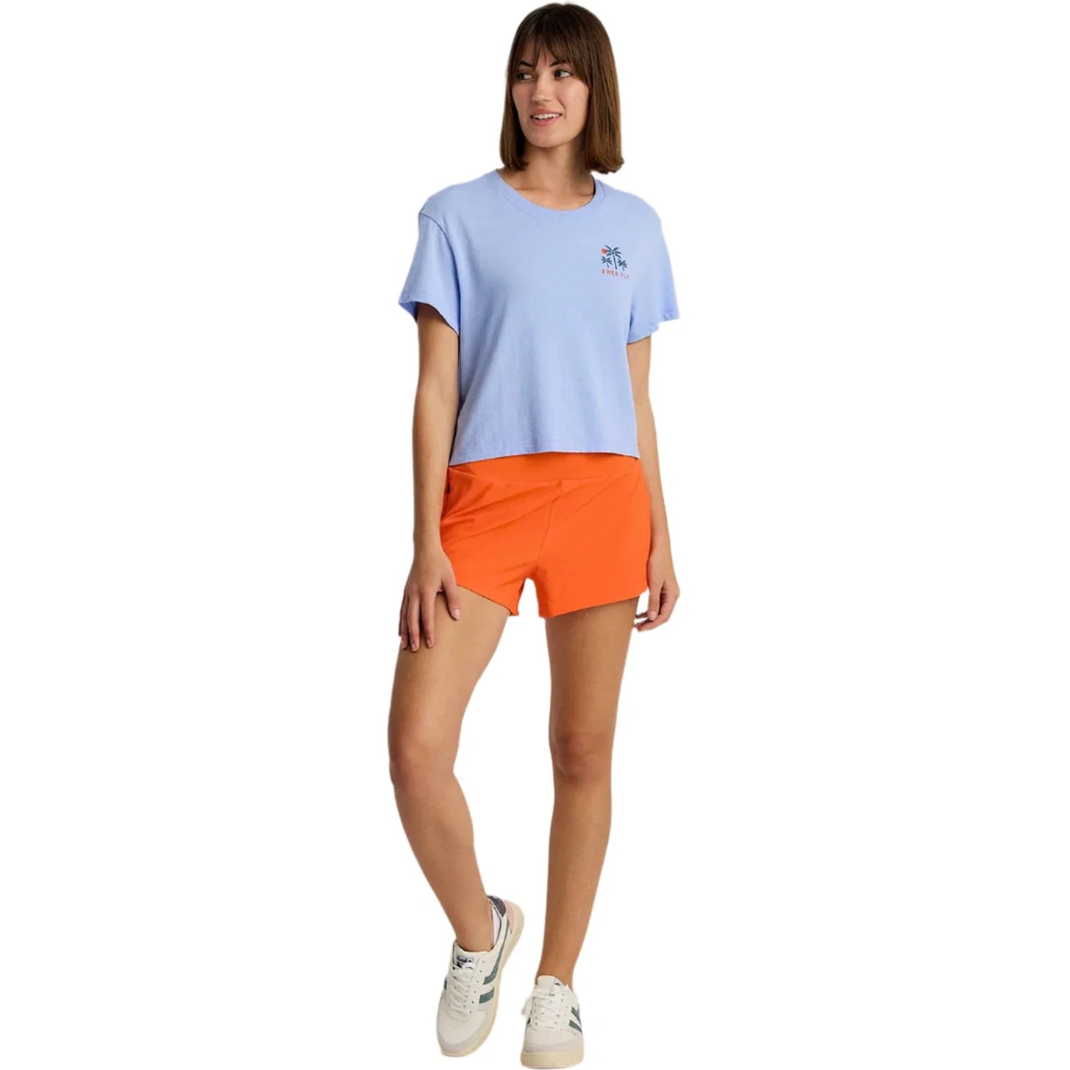 Free Fly Apparel 02. WOMENS APPAREL - WOMENS SHORTS - WOMENS SHORTS ACTIVE Women's Bamboo-Lined Active Breeze Short - 3" TIGERLILY