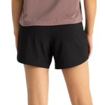 Free Fly Apparel 02. WOMENS APPAREL - WOMENS SHORTS - WOMENS SHORTS ACTIVE Women's Bamboo-Lined Active Breeze Short - 5" BLACK