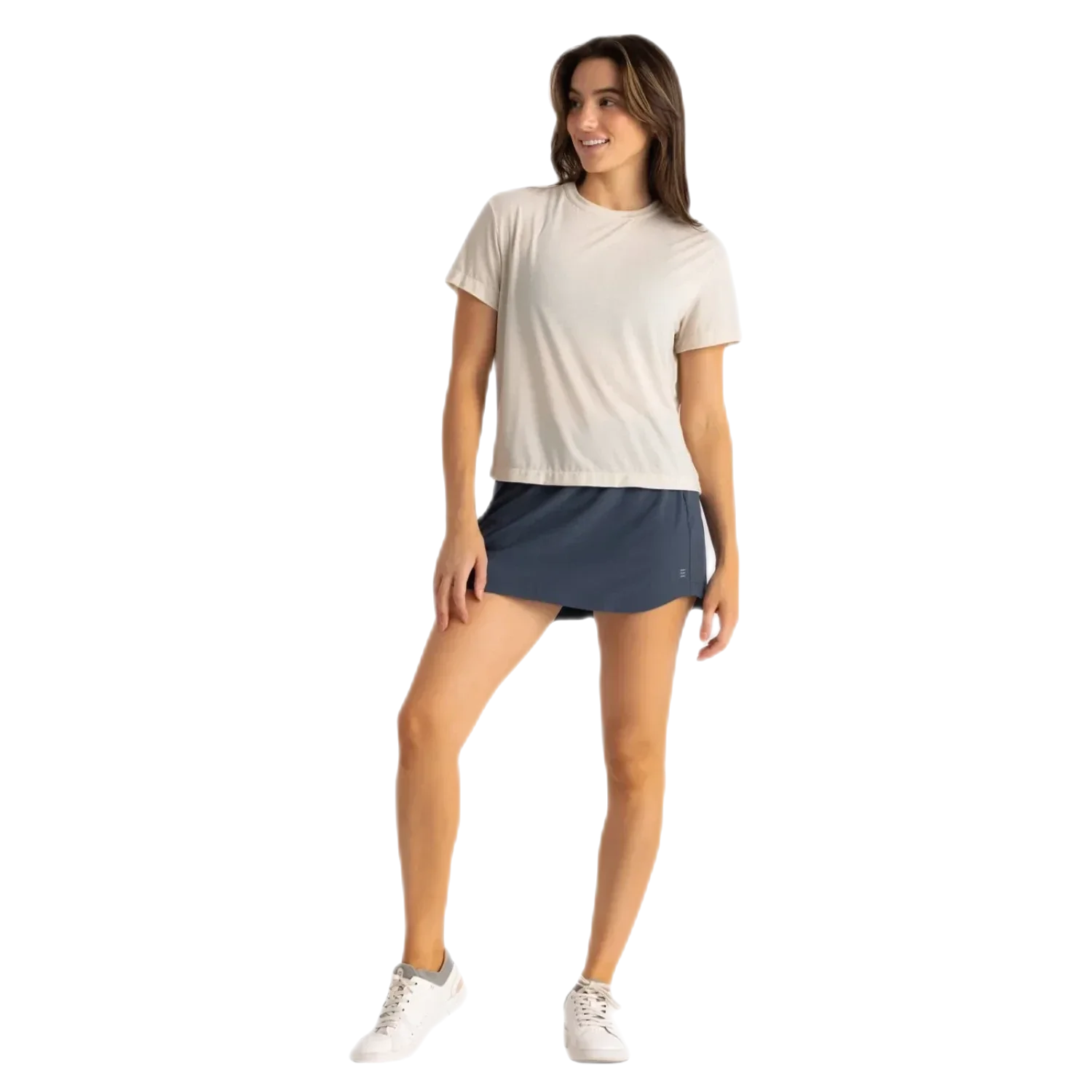 Free Fly Apparel 02. WOMENS APPAREL - WOMENS DRESS|SKIRT - WOMENS SKIRT ACTIVE Women's Bamboo-Lined Active Breeze Skort BLUE DUSK II