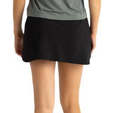 Free Fly Apparel 02. WOMENS APPAREL - WOMENS DRESS|SKIRT - WOMENS SKIRT ACTIVE Women's Bamboo-Lined Active Breeze Skort BLACK