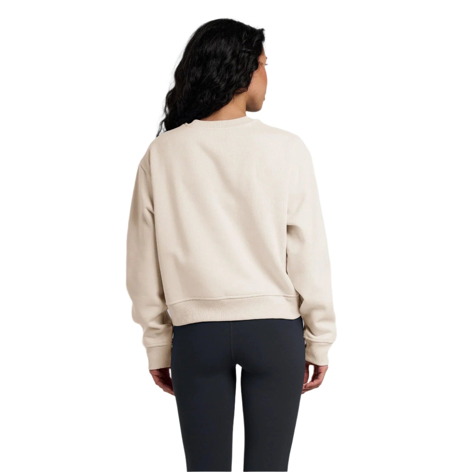 Free Fly Apparel 02. WOMENS APPAREL - WOMENS HOODIES|SWEATERS - WOMENS PO SWEATERS Women's Bamboo Northcoast Fleece Crew STONE