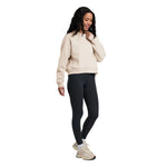 Free Fly Apparel 02. WOMENS APPAREL - WOMENS HOODIES|SWEATERS - WOMENS PO SWEATERS Women's Bamboo Northcoast Fleece Crew STONE