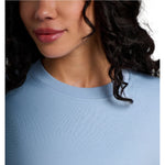 Free Fly Apparel 02. WOMENS APPAREL - WOMENS HOODIES|SWEATERS - WOMENS PO SWEATERS Women's Bamboo Northcoast Fleece Crew CLEAR SKY