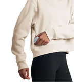 Free Fly Apparel 02. WOMENS APPAREL - WOMENS HOODIES|SWEATERS - WOMENS PO SWEATERS Women's Bamboo Northcoast Fleece Crew STONE