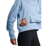 Free Fly Apparel 02. WOMENS APPAREL - WOMENS HOODIES|SWEATERS - WOMENS PO SWEATERS Women's Bamboo Northcoast Fleece Crew CLEAR SKY