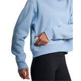 Free Fly Apparel 02. WOMENS APPAREL - WOMENS HOODIES|SWEATERS - WOMENS PO SWEATERS Women's Bamboo Northcoast Fleece Crew CLEAR SKY
