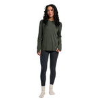 Free Fly Apparel 02. WOMENS APPAREL - WOMENS LS SHIRTS - WOMENS LS CASUAL Women's Bamboo Shade Long Sleeve II DARK FOREST