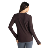 Free Fly Apparel 02. WOMENS APPAREL - WOMENS LS SHIRTS - WOMENS LS CASUAL Women's Bamboo Shade Long Sleeve II RED CEDAR