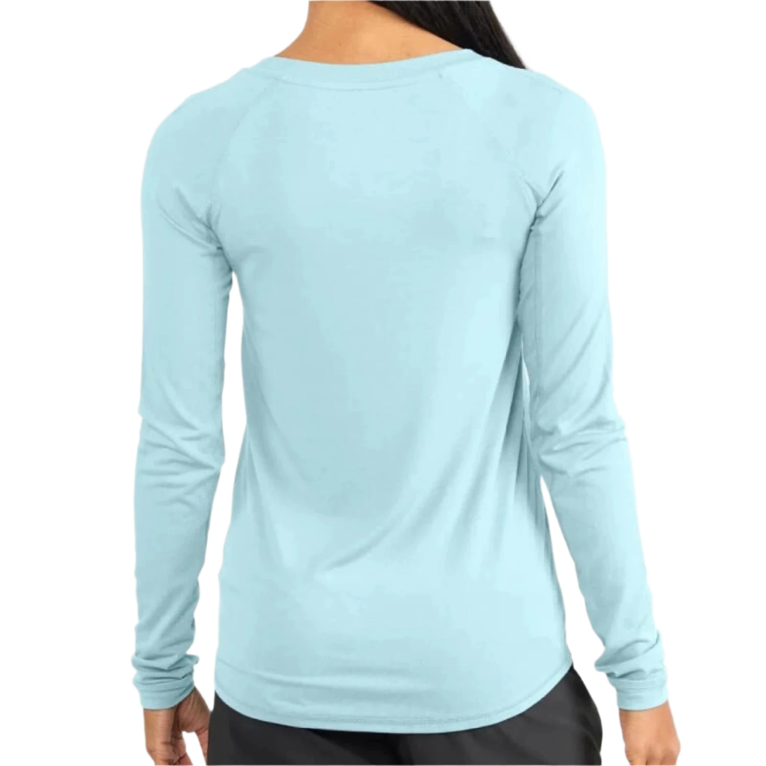 Free Fly Apparel 02. WOMENS APPAREL - WOMENS LS SHIRTS - WOMENS LS CASUAL Women's Bamboo Shade Long Sleeve II OCEAN MIST