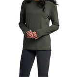 Free Fly Apparel 02. WOMENS APPAREL - WOMENS LS SHIRTS - WOMENS LS CASUAL Women's Bamboo Shade Long Sleeve II DARK FOREST