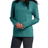 Free Fly Apparel 02. WOMENS APPAREL - WOMENS LS SHIRTS - WOMENS LS CASUAL Women's Bamboo Shade Long Sleeve II SEA PINE