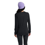Free Fly Apparel 02. WOMENS APPAREL - WOMENS LS SHIRTS - WOMENS LS CASUAL Women's Bamboo Shade Long Sleeve II BLACK