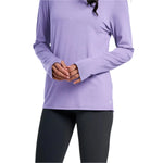 Free Fly Apparel 02. WOMENS APPAREL - WOMENS LS SHIRTS - WOMENS LS CASUAL Women's Bamboo Shade Long Sleeve II BRIGHT LAVENDER