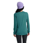 Free Fly Apparel 02. WOMENS APPAREL - WOMENS LS SHIRTS - WOMENS LS CASUAL Women's Bamboo Shade Long Sleeve II SEA PINE